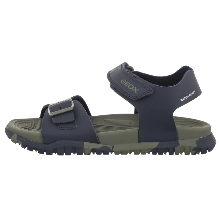 Sandałki Geox J Sandal Fusbetto B. A Navy/Military J35HMA 00054 CF4A3 – zdjęcie 2