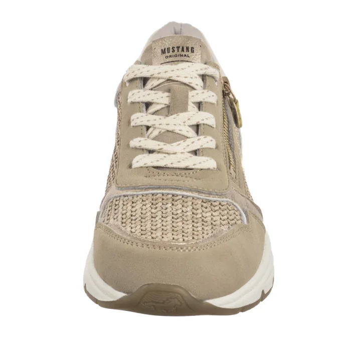 Sneakersy Mustang Beżowe 1512-303-4 – zdjęcie 4