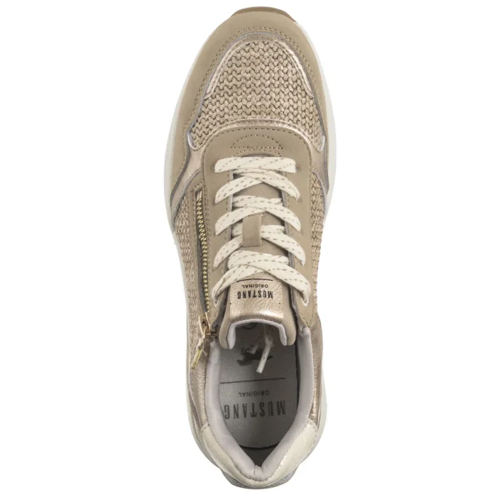 Sneakersy Mustang Beżowe 1512-303-4 – zdjęcie 6