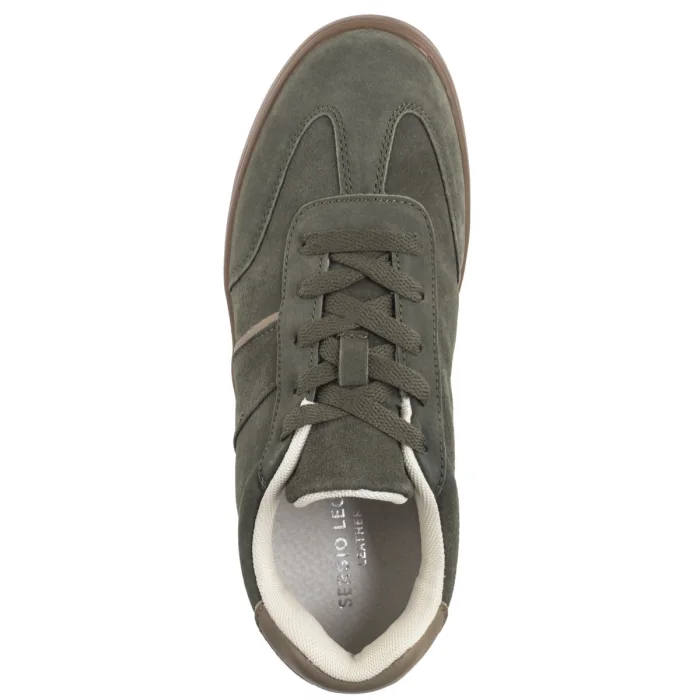 Sneakersy Sergio Leone Oliwkowe SP 112  – zdjęcie 6