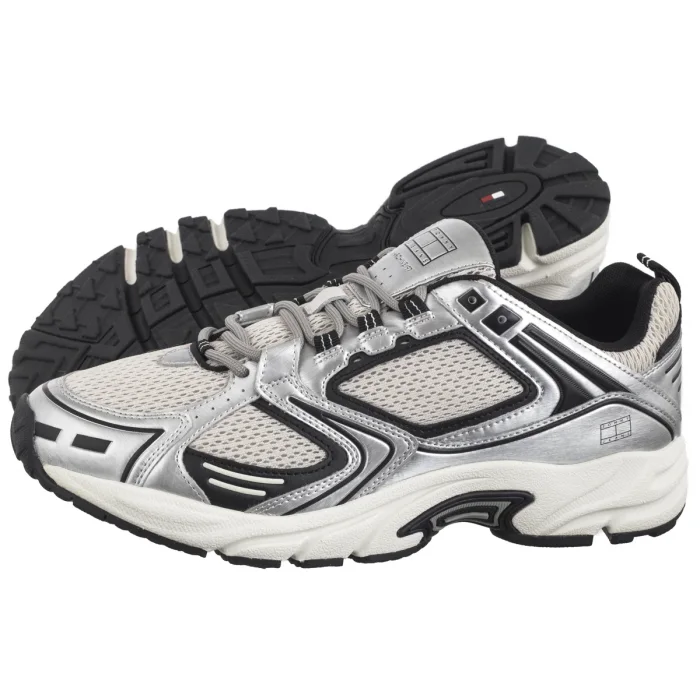 Buty Sportowe Tommy Hilfiger Archive'97 Metallic Black EM0EM01572 BDS – zdjęcie 1
