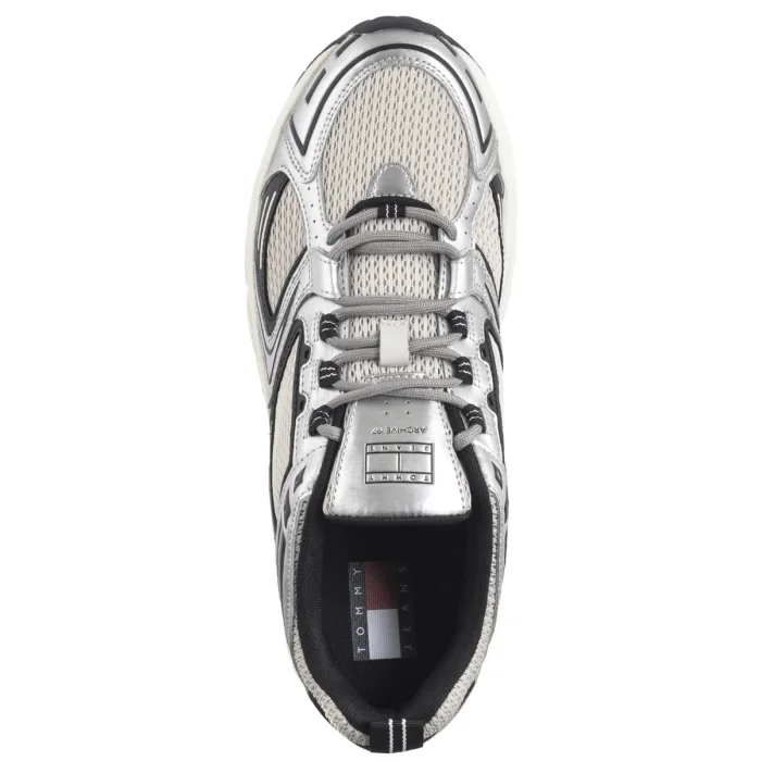 Buty Sportowe Tommy Hilfiger Archive'97 Metallic Black EM0EM01572 BDS – zdjęcie 6