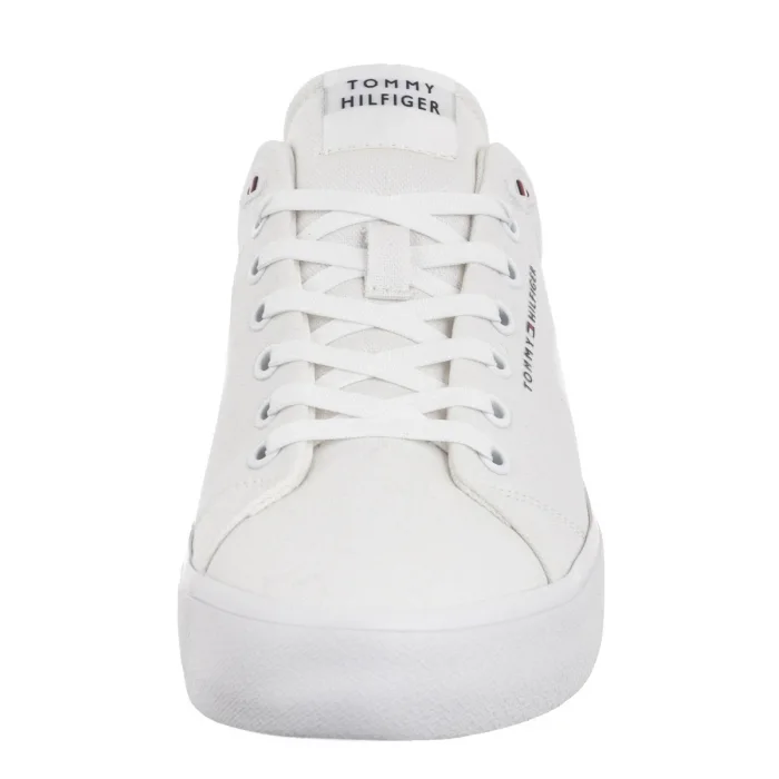 Tenisówki Tommy Hilfiger TH Hi Vulc Low Core Canvas White FM0FM05396 YBS – zdjęcie 4