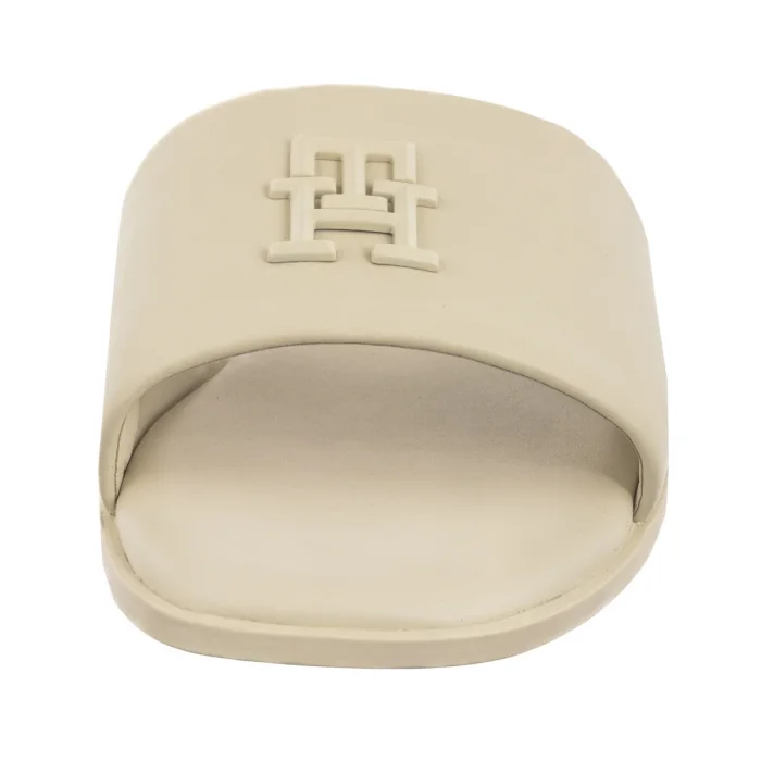 Klapki Tommy Hilfiger TH Logo Hardware Leather Mule Muslin FW0FW08806 ACJ – zdjęcie 4