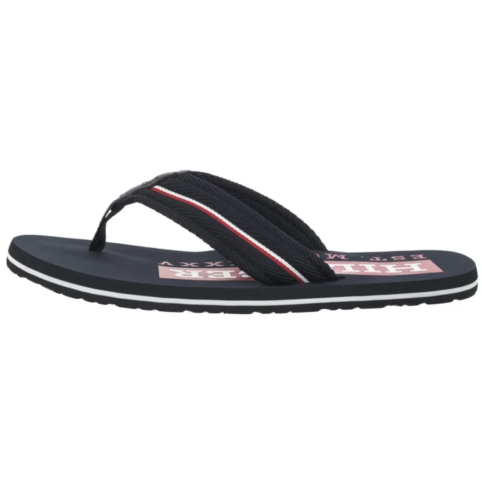 Japonki Tommy Hilfiger Corporate Hilfiger Beach Sandal Desert Sky FM0FM05436 DW5 – zdjęcie 2