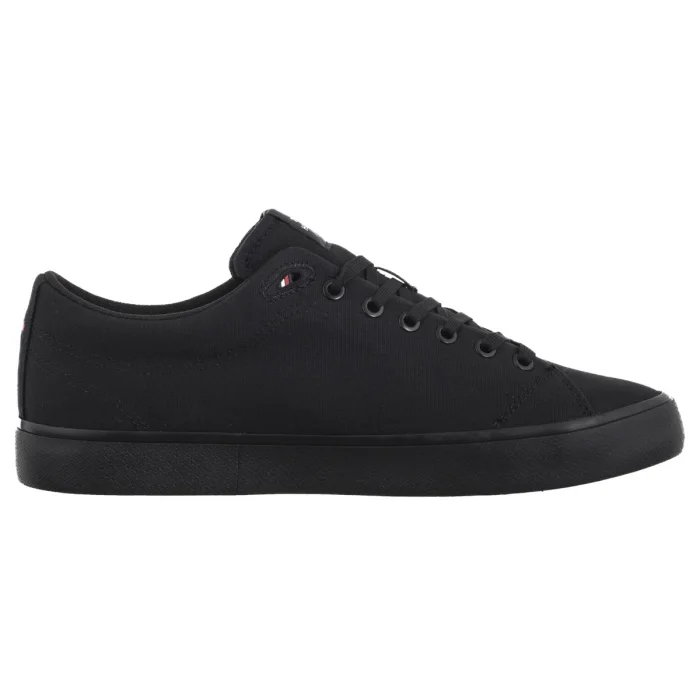 Tenisówki Tommy Hilfiger TH Hi Vulc Low Core Canvas Black FM0FM05396 BDS – zdjęcie 3