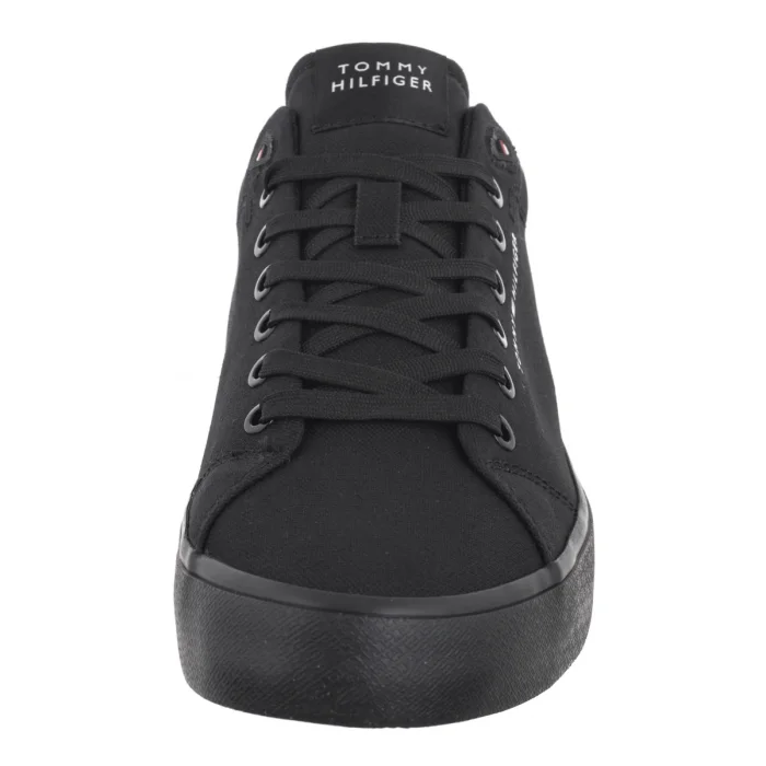 Tenisówki Tommy Hilfiger TH Hi Vulc Low Core Canvas Black FM0FM05396 BDS – zdjęcie 4