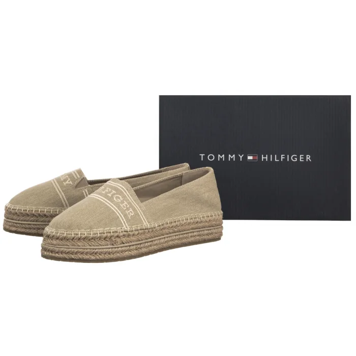Espadryle Tommy Hilfiger Denim Platform Espadrille Horsedish FW0FW08543 ACC – zdjęcie 8