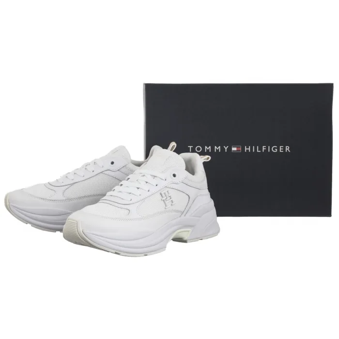 Buty Sportowe Tommy Hilfiger TH Chunky Runner White FW0FW08474 YBS – zdjęcie 8