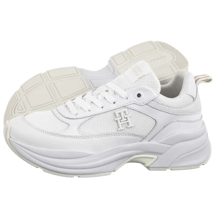 Buty Sportowe Tommy Hilfiger TH Chunky Runner White FW0FW08474 YBS – zdjęcie 1