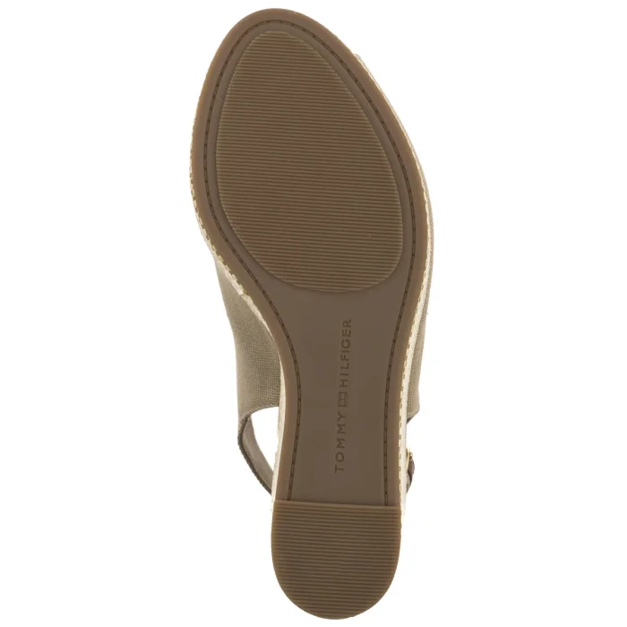 Sandały Tommy Hilfiger Flag High Wedge Espad Slingback Horseradish FW0FW08597 ACC – zdjęcie 7