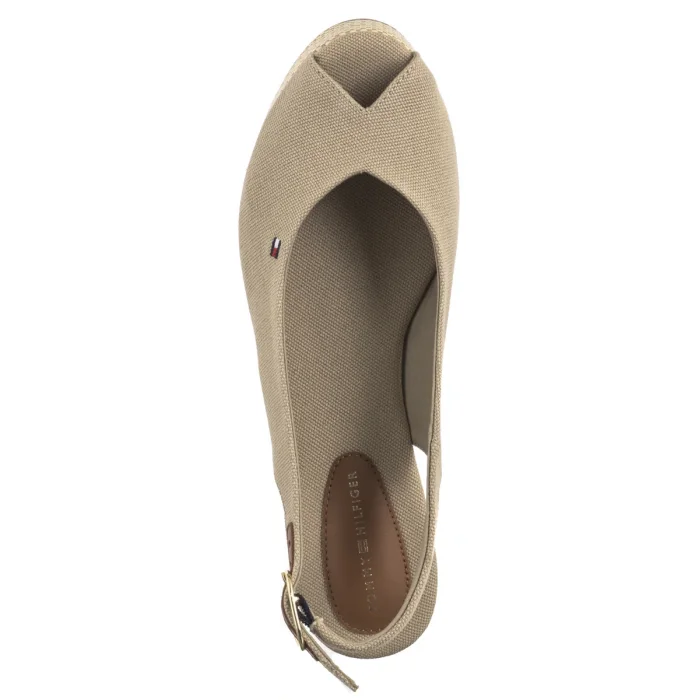 Sandały Tommy Hilfiger Flag Mid Wedge Espad Slingback Horserdish FW0FW08595 ACC – zdjęcie 6