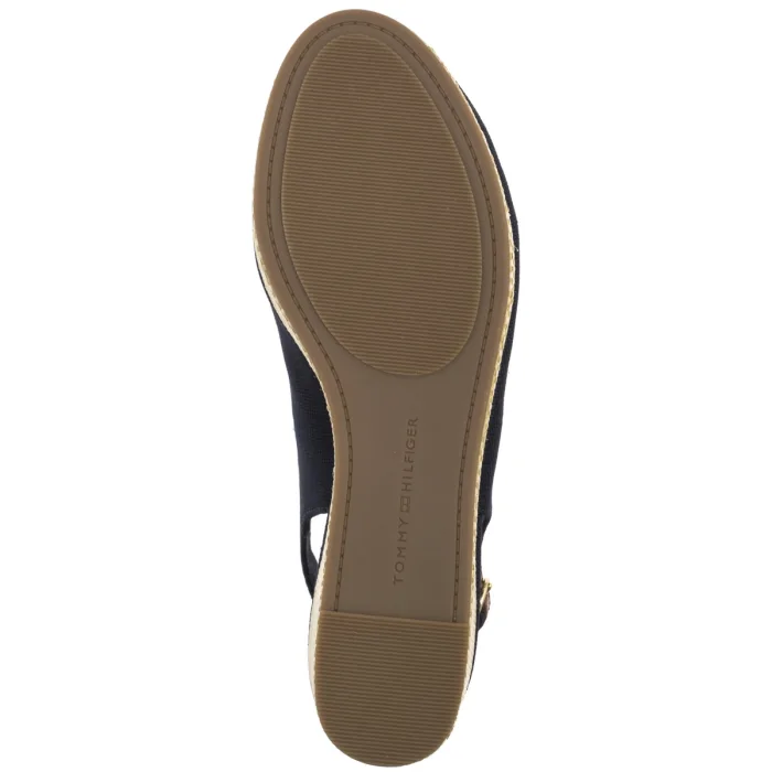 Sandały Tommy Hilfiger Flag Mid Wedge Espad Slingback Space Blue FW0FW08595 DW6 – zdjęcie 7