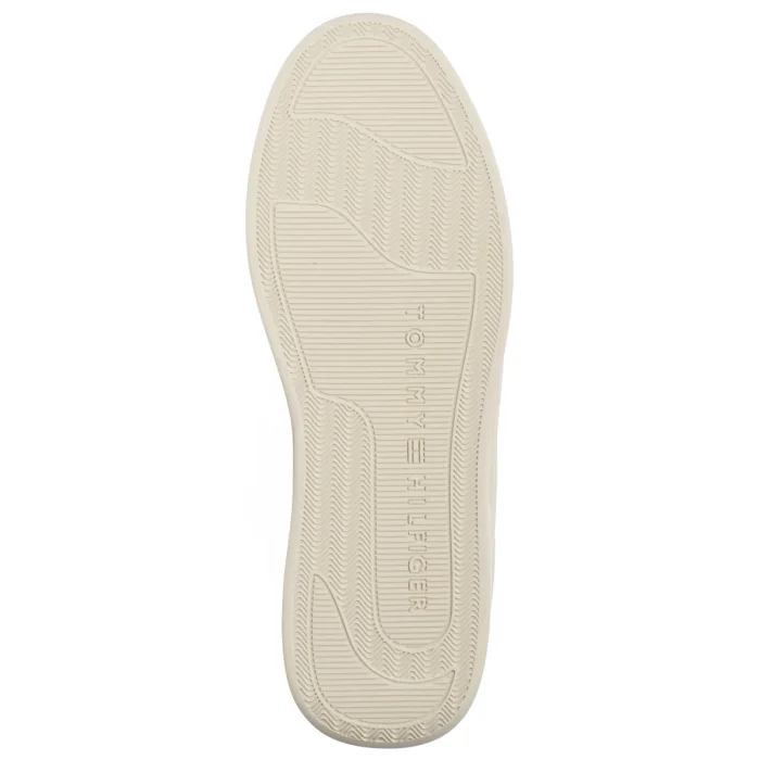 Buty Sportowe Tommy Hilfiger Essential Basket Sneaker Ecru FW0FW08456 YBL – zdjęcie 7