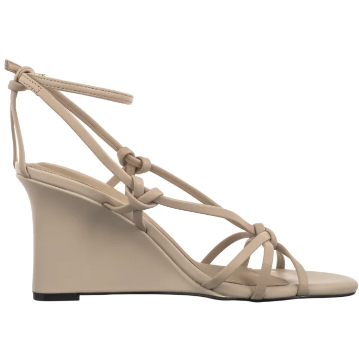 Sandały Tommy Hilfiger Leather Knots Wedge Sandal Misty Blush FW0FW08417 TRY – zdjęcie 3