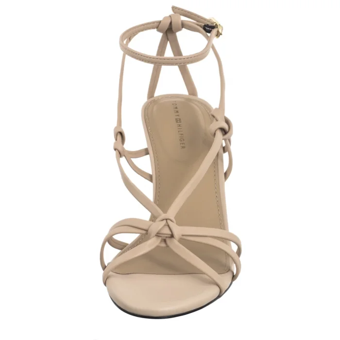 Sandały Tommy Hilfiger Leather Knots Wedge Sandal Misty Blush FW0FW08417 TRY – zdjęcie 4