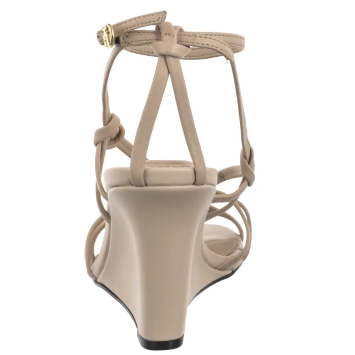 Sandały Tommy Hilfiger Leather Knots Wedge Sandal Misty Blush FW0FW08417 TRY – zdjęcie 5