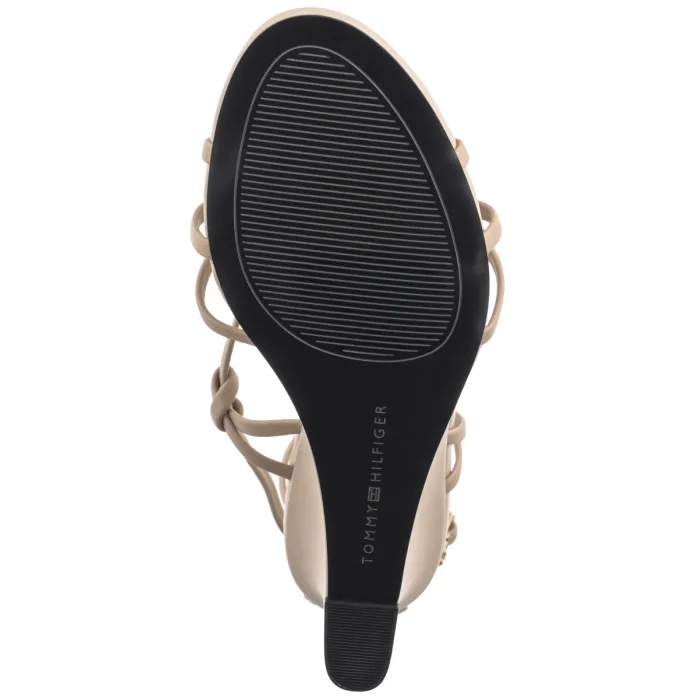 Sandały Tommy Hilfiger Leather Knots Wedge Sandal Misty Blush FW0FW08417 TRY – zdjęcie 7