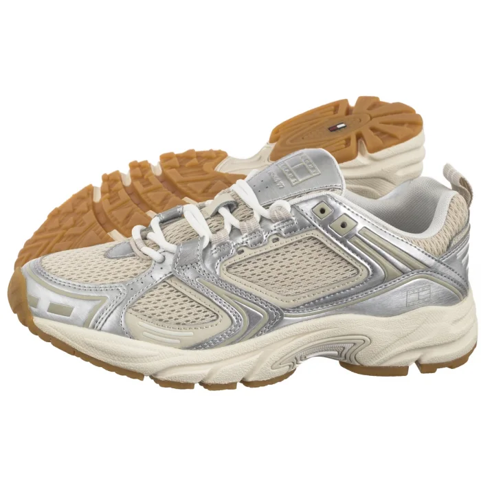 Buty Sportowe Tommy Hilfiger Archive'97 Metallic Newsprint EN0EN02796 ACG – zdjęcie 1