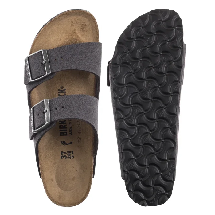 Klapki Birkenstock Arizona Bs Velvet Gray 1029162 – zdjęcie 5