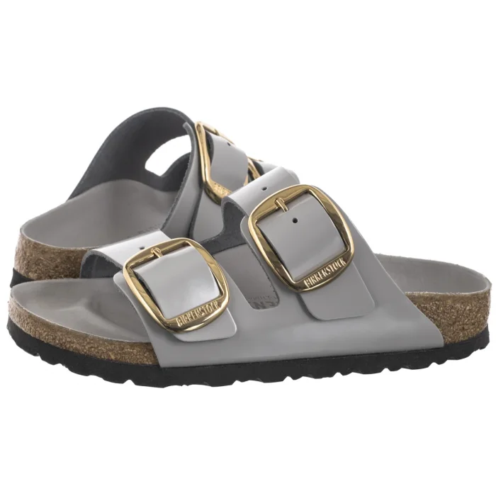 Klapki Birkenstock Arizona Big Buckle High-Shine Stone Coin 1029391 – zdjęcie 1