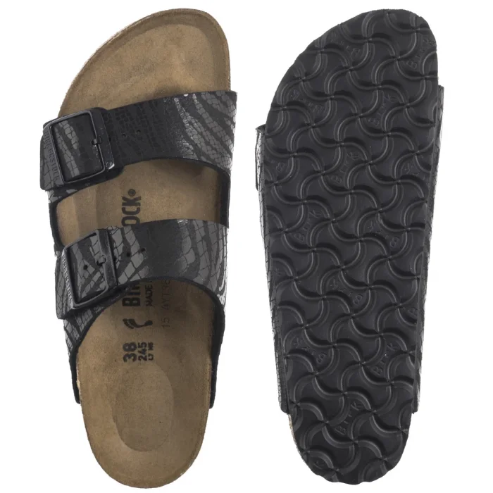 Klapki Birkenstock Arizona BS SYN Zebra Black 1029560 – zdjęcie 5