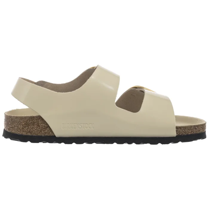 Sandały Birkenstock Milano Big Buckle High-Shine Ecru 1025395 – zdjęcie 3