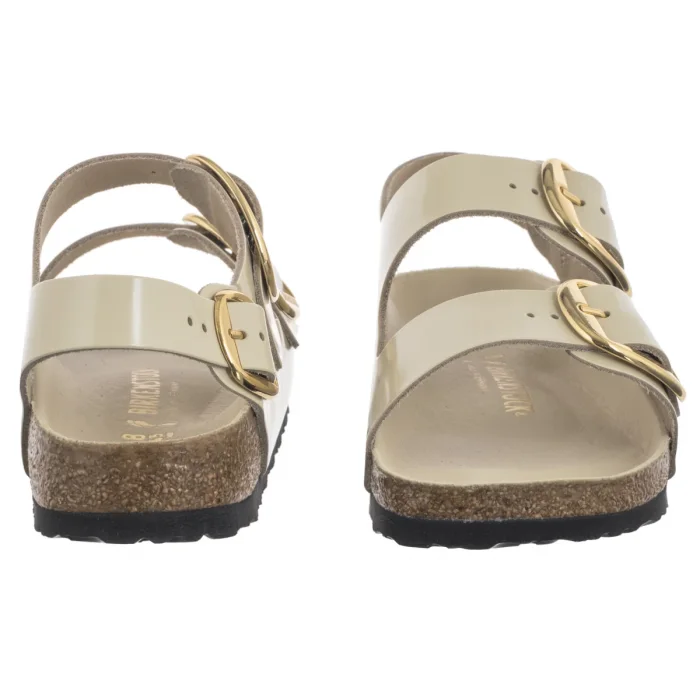 Sandały Birkenstock Milano Big Buckle High-Shine Ecru 1025395 – zdjęcie 4