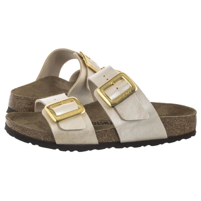 Klapki Birkenstock Sydney Cushion Buckle Graceful Pearl White 1029492 – zdjęcie 1