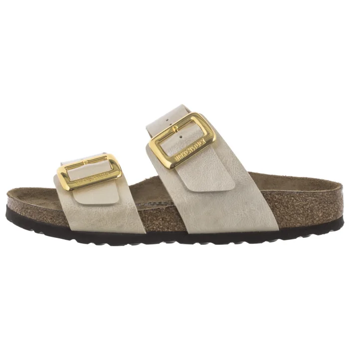 Klapki Birkenstock Sydney Cushion Buckle Graceful Pearl White 1029492 – zdjęcie 2