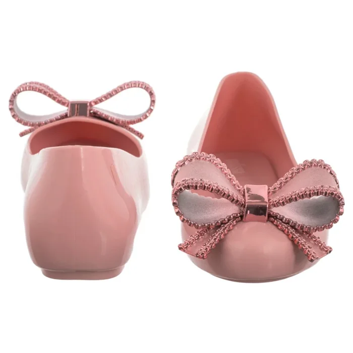 Baleriny Melissa Sweet Love VIII AD 33885 AO331 Pink/Metallic Pink – zdjęcie 4