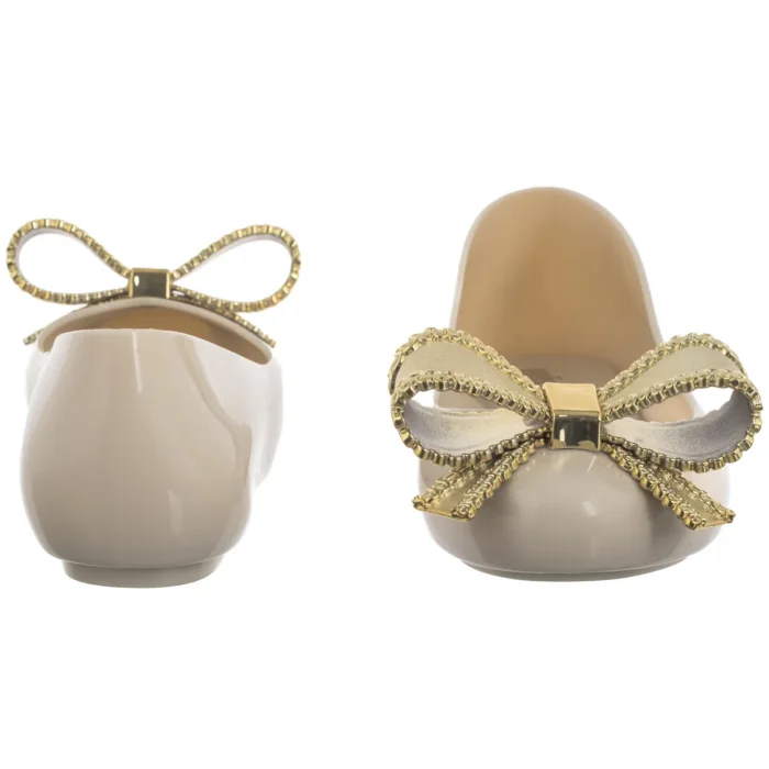 Baleriny Melissa Sweet Love VIII AD 33885/AO330 Beige/Gold – zdjęcie 4