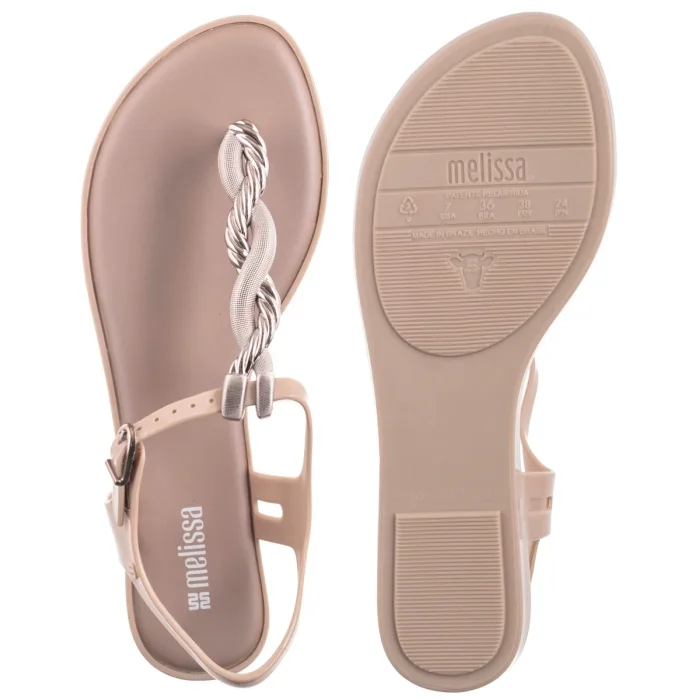 Sandały Melissa Solar Twist AD 36042/BF301 Pink/Metallic Pink – zdjęcie 5