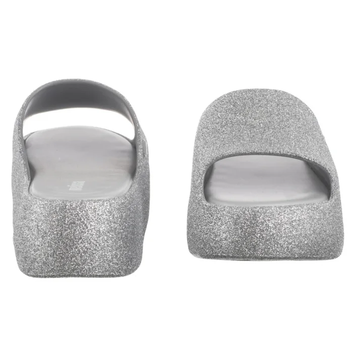 Klapki Melissa Free Platform Slide Gl 36126/BF581 Glitter Grey – zdjęcie 4