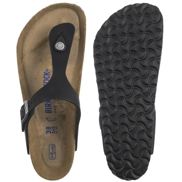 Japonki Birkenstock Gizeh BS Soft Footbed Black 1019023 – zdjęcie 5