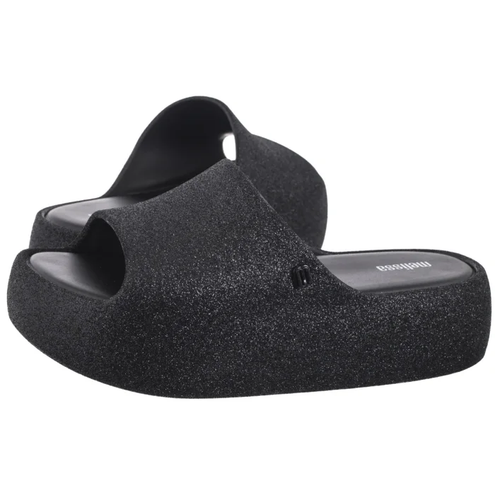 Klapki Melissa Free Platform Slide Gl 36126/BF580 Glitter Black – zdjęcie 1