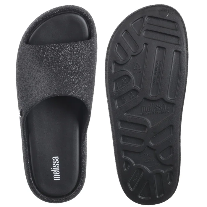 Klapki Melissa Free Platform Slide Gl 36126/BF580 Glitter Black – zdjęcie 5