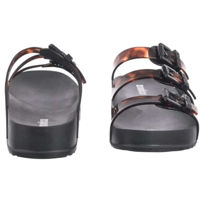 Klapki Melissa Cozy Stripes AD 35943/BC962 Black/Clear Tortoise – zdjęcie 4