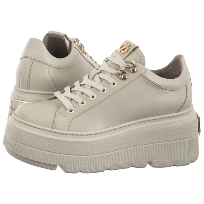 Sneakersy Carinii Beżowe B10075-T44-000-000-G36 – zdjęcie 1