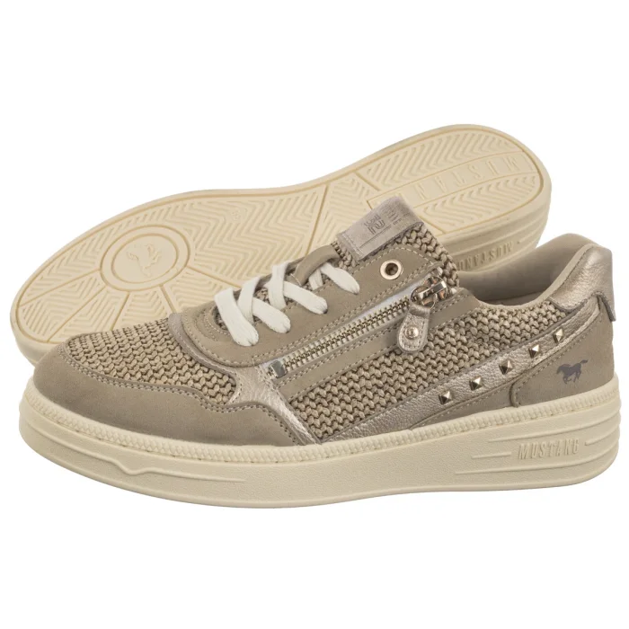 Sneakersy Mustang Beżowe 1510-302-4 – zdjęcie 1