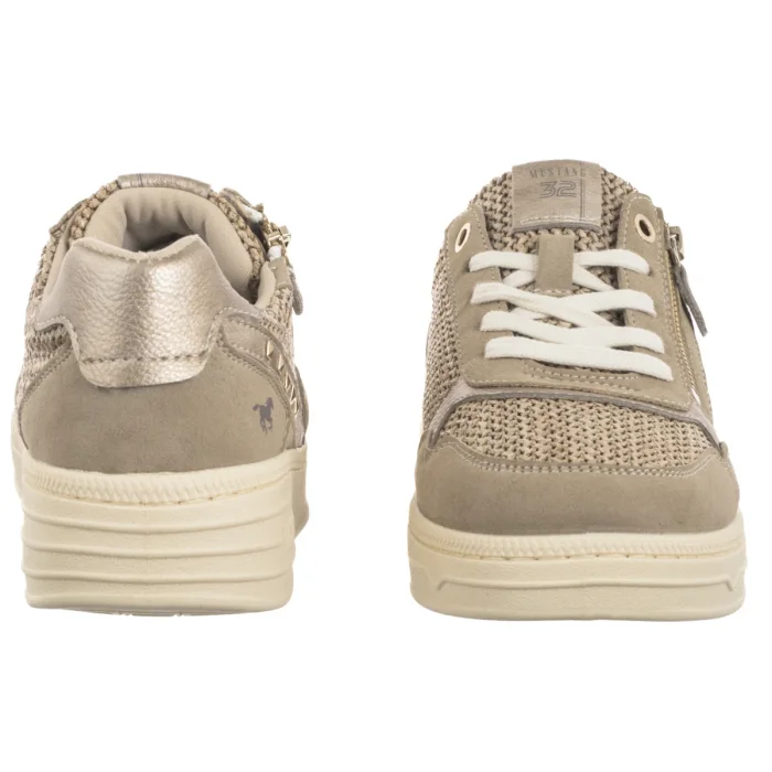 Sneakersy Mustang Beżowe 1510-302-4 – zdjęcie 4