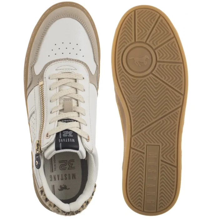 Sneakersy Mustang Białe 1511-301-203 – zdjęcie 5
