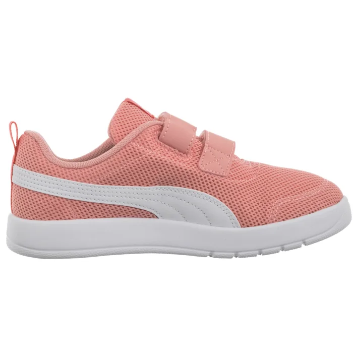 Buty Sportowe Puma Courtflex V3 Mesh PS Pink Fruit-White-Peach Frost 398085-07 – zdjęcie 3