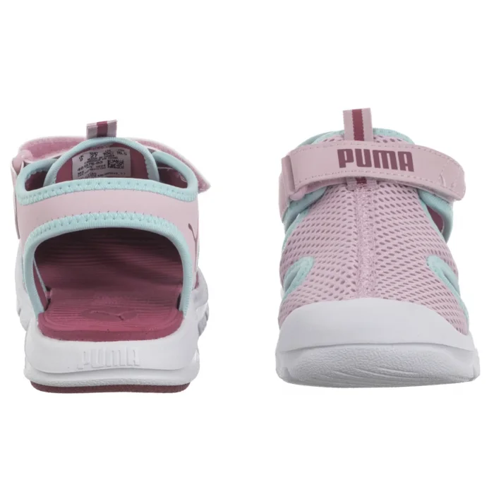 Sandałki Puma Fun Racer Sandal Mesh V Inf Rose Mauve-Port-Safe Lake 401576-03 – zdjęcie 4