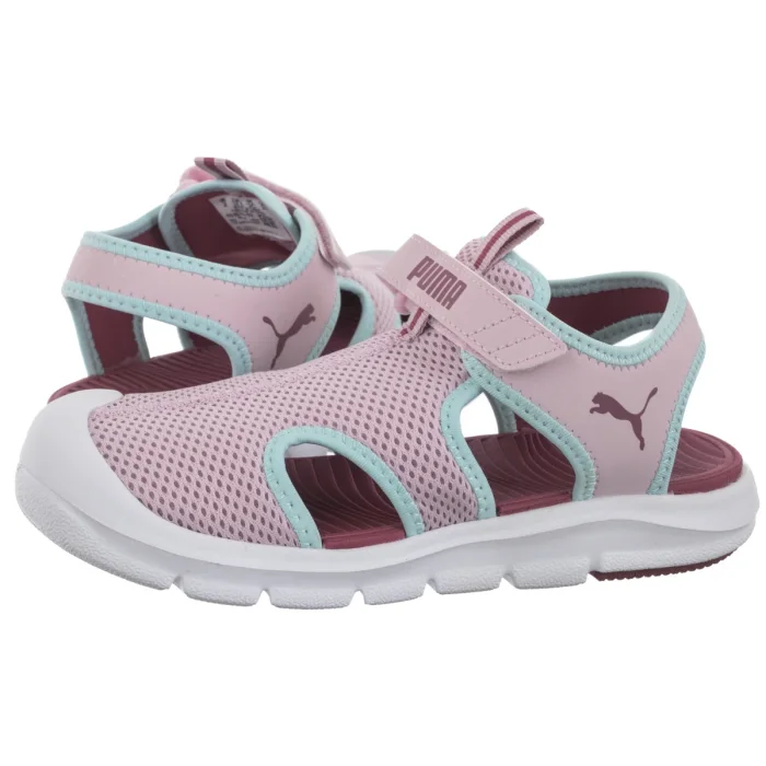 Sandałki Puma Fun Racer Sandal Mesh Vps Rose Mauve-Port-Safe Lake 401575-03 – zdjęcie 1