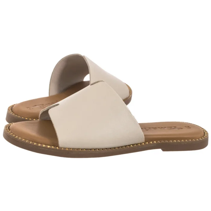 Klapki Tamaris Beżowe 1-27135-42 418 Ivory – zdjęcie 1