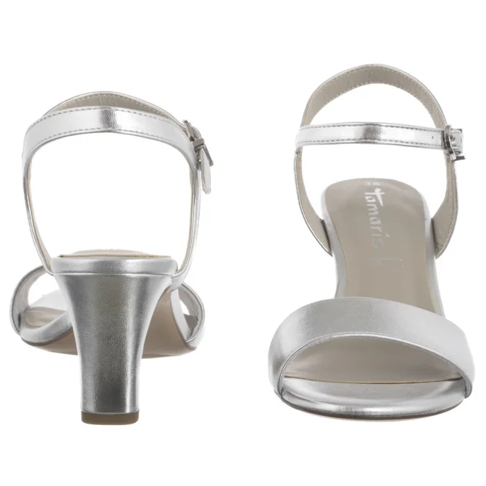 Sandały Tamaris Srebrne 1-28008-42 941 Silver – zdjęcie 4