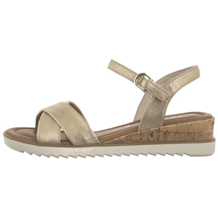 Sandały Tamaris Złote 1-28106-42 933 Light Gold – zdjęcie 2