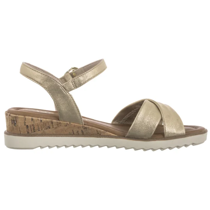 Sandały Tamaris Złote 1-28106-42 933 Light Gold – zdjęcie 3