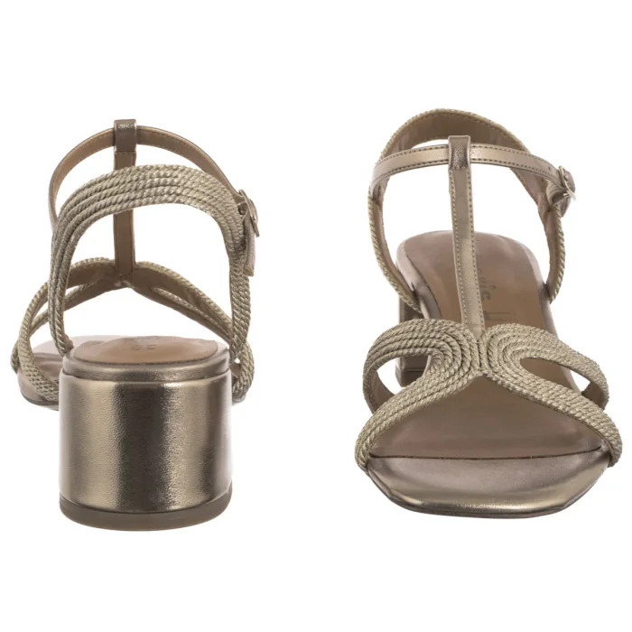 Sandały Tamaris Złote 1-28244-44 900 Bronce – zdjęcie 4
